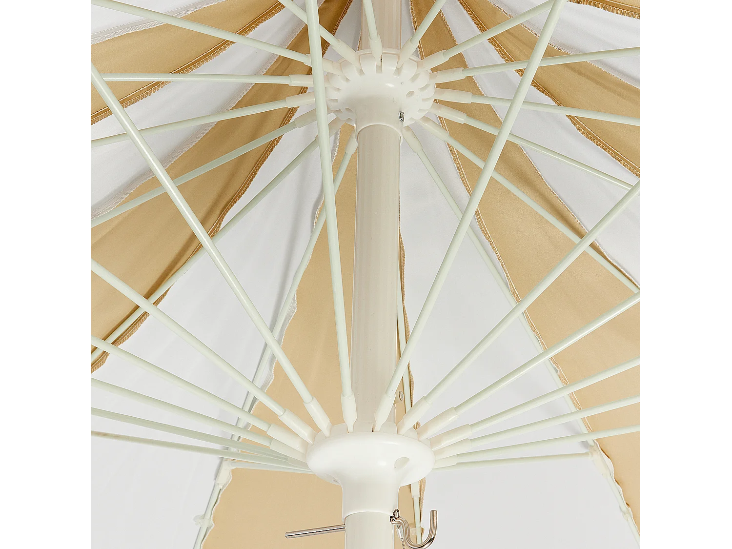 Ombrellone da esterno 245 cm MINOA Bianco/ Beige