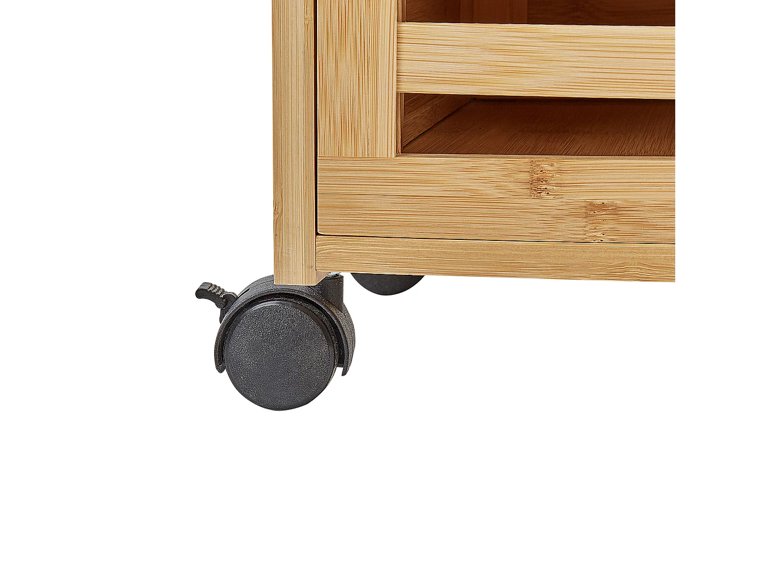 Mueble de baño SHAWNEE Madera de bambú 32 cm Marrón claro