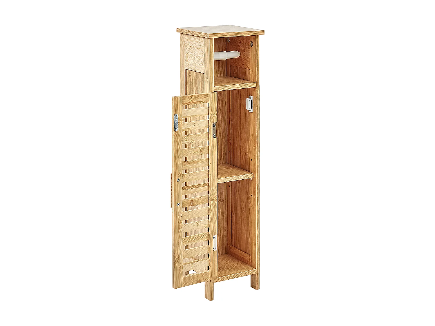 Mueble para papel higiénico OLATHE Madera de bambú Marrón claro