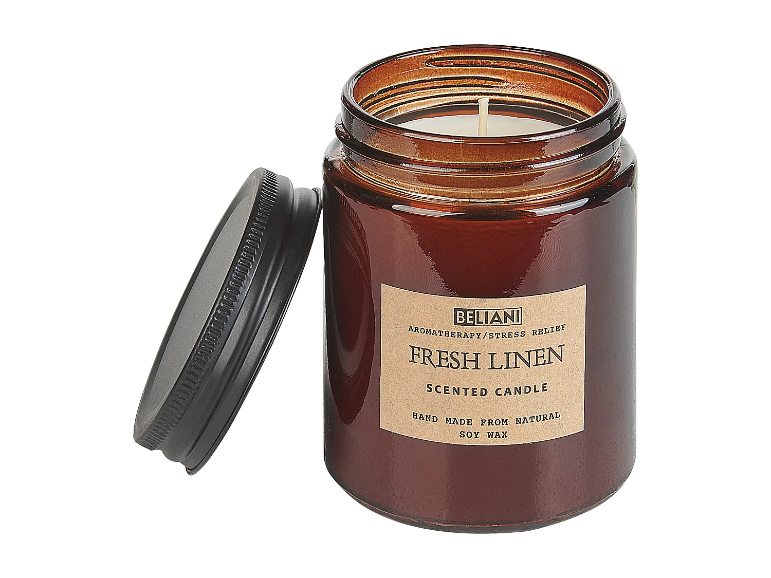 Vela aromática con difusor de fragancia DARK ELEGANCE Cera de soja Notas frescas