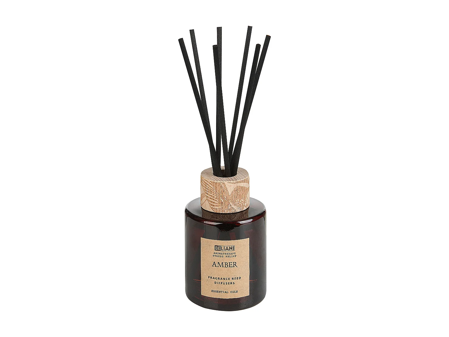Bougie parfumée avec diffuseur DARK ELEGANCE 9 cm Marron