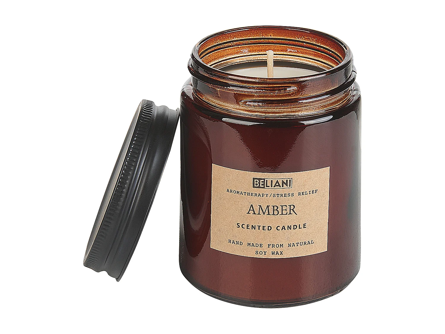 Geurkaars met geurstokjes DARK ELEGANCE Soja wax Orientaalse geurnoten