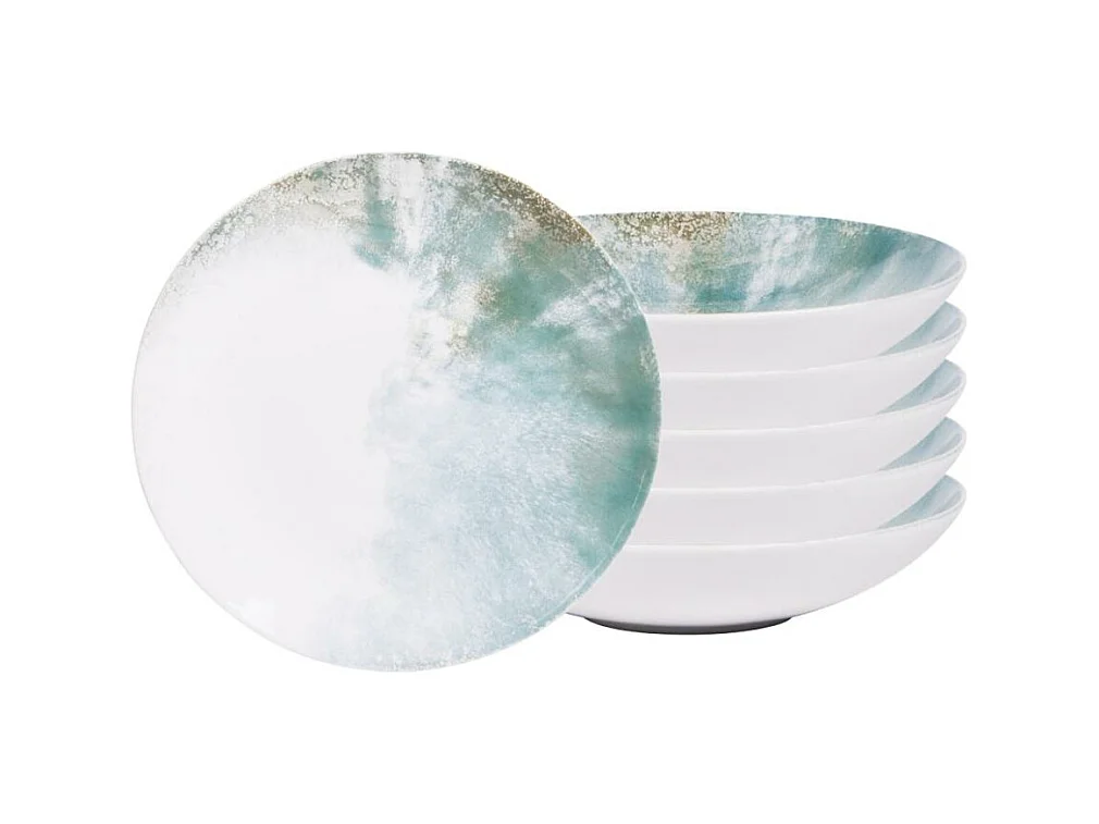 Assiette creuse Islande 22 cm (lot de 6)