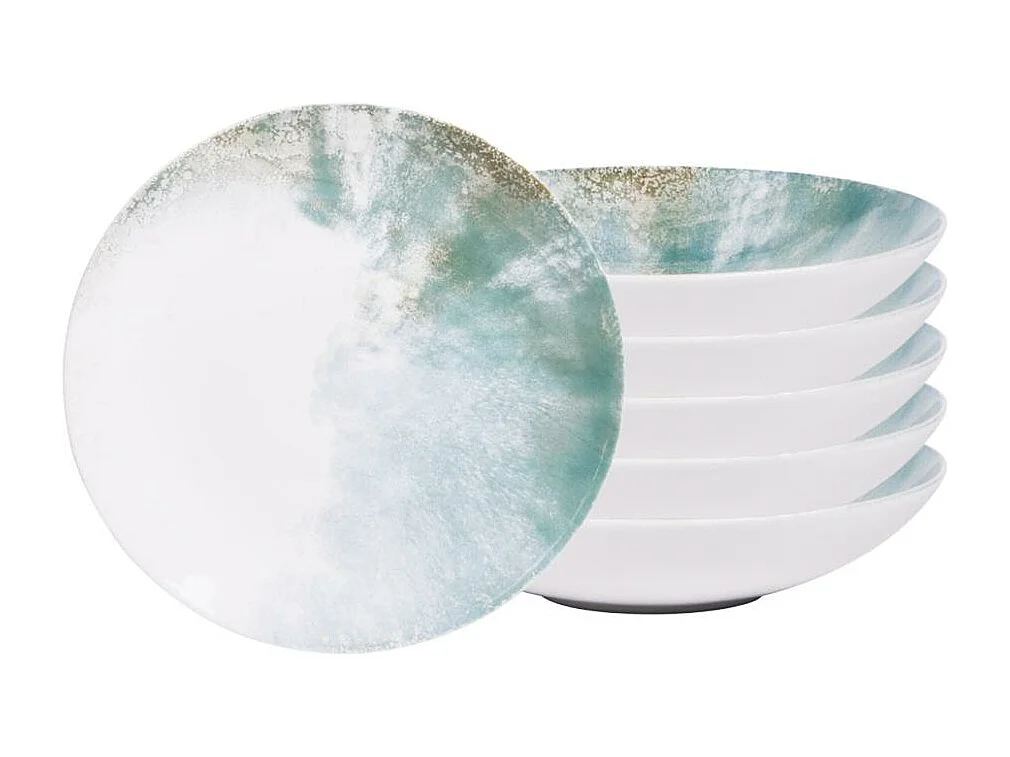 Assiette creuse Islande 22 cm (lot de 6)