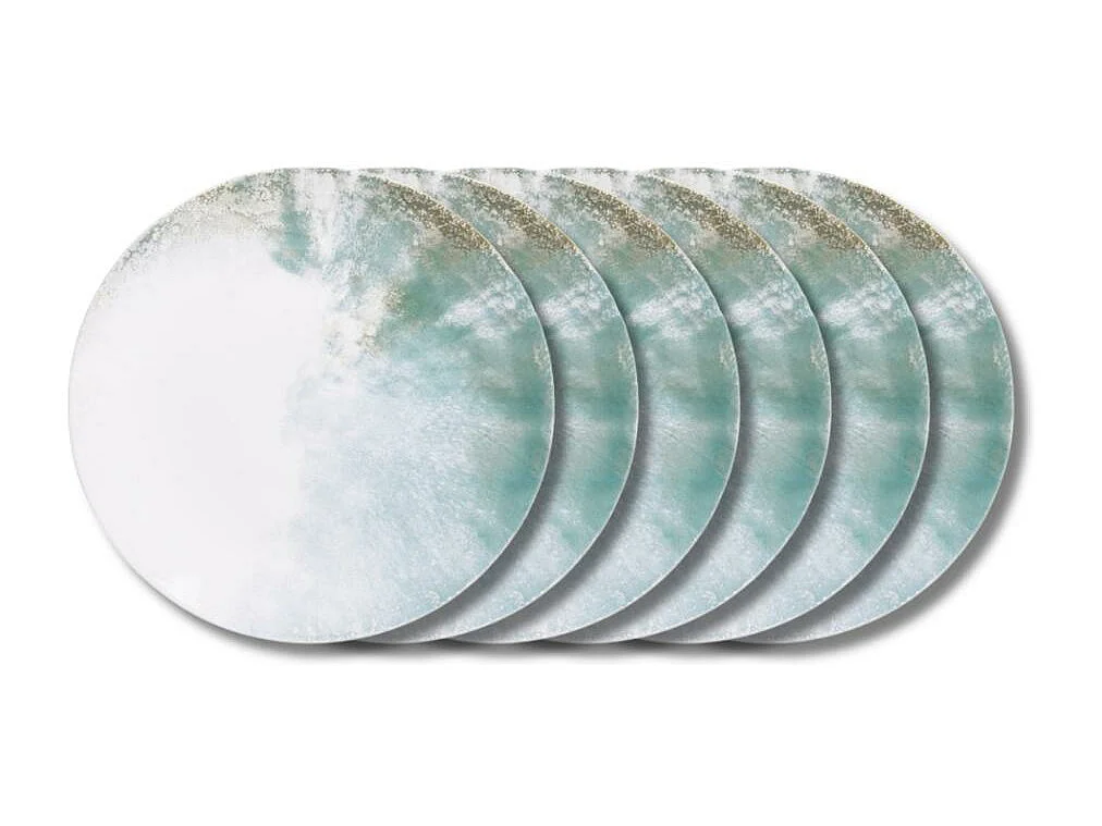 Assiette à dessert Islande 21 cm (lot de 6)