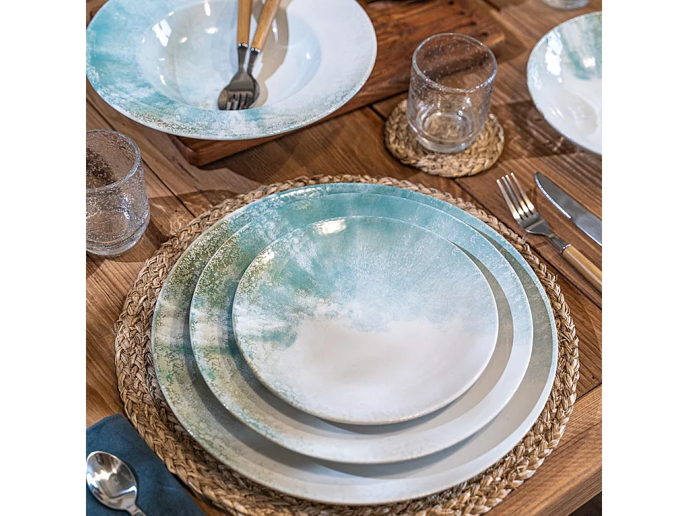 Assiette à dessert Islande 21 cm (lot de 6)