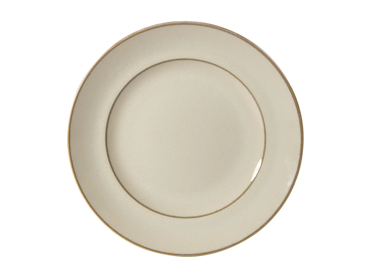 Assiette plate Rondo moka 28 cm (lot de 6)
