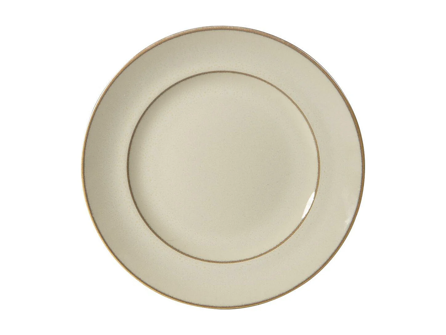 Assiette plate Rondo moka 28 cm (lot de 6)