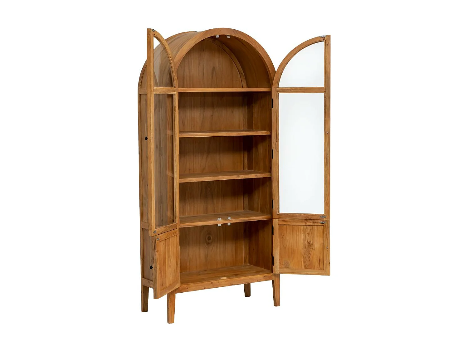 Vitrine en bois d'acacia 4 portes Jo