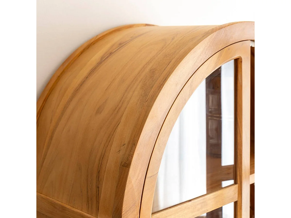 Vitrine en bois d'acacia 4 portes Jo