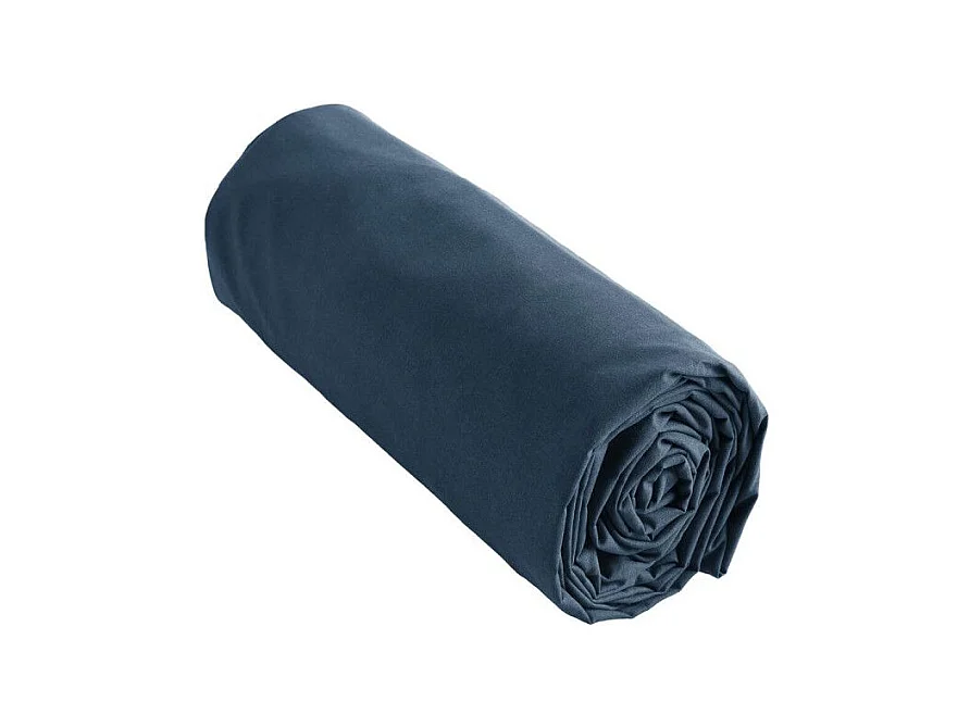 SAMIA - Drap Housse 80x200cm Coton Coloris Mûre