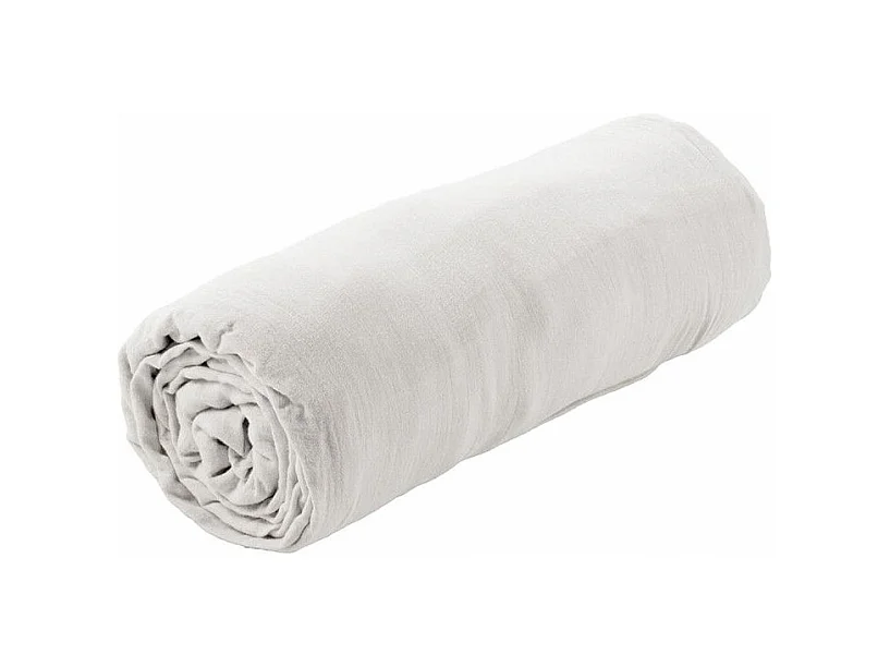 OUREA - Drap Housse 80x200cm Gaze de Coton Chantilly