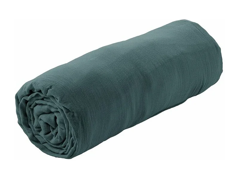 OUREA - Drap Housse 80x200cm Gaze de Coton Canard