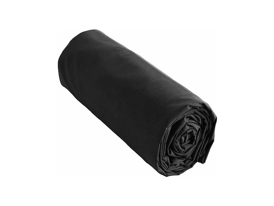 SAMIA - Drap Housse 140x200cm Coton Coloris Truffe