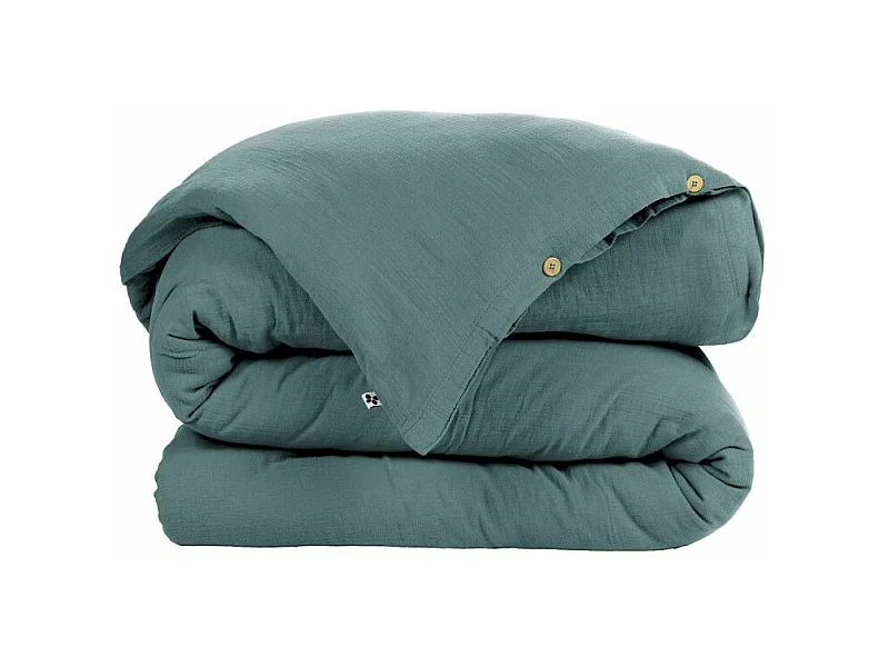 OUREA - Housse de Couette 200x210cm Gaze de Coton Canard