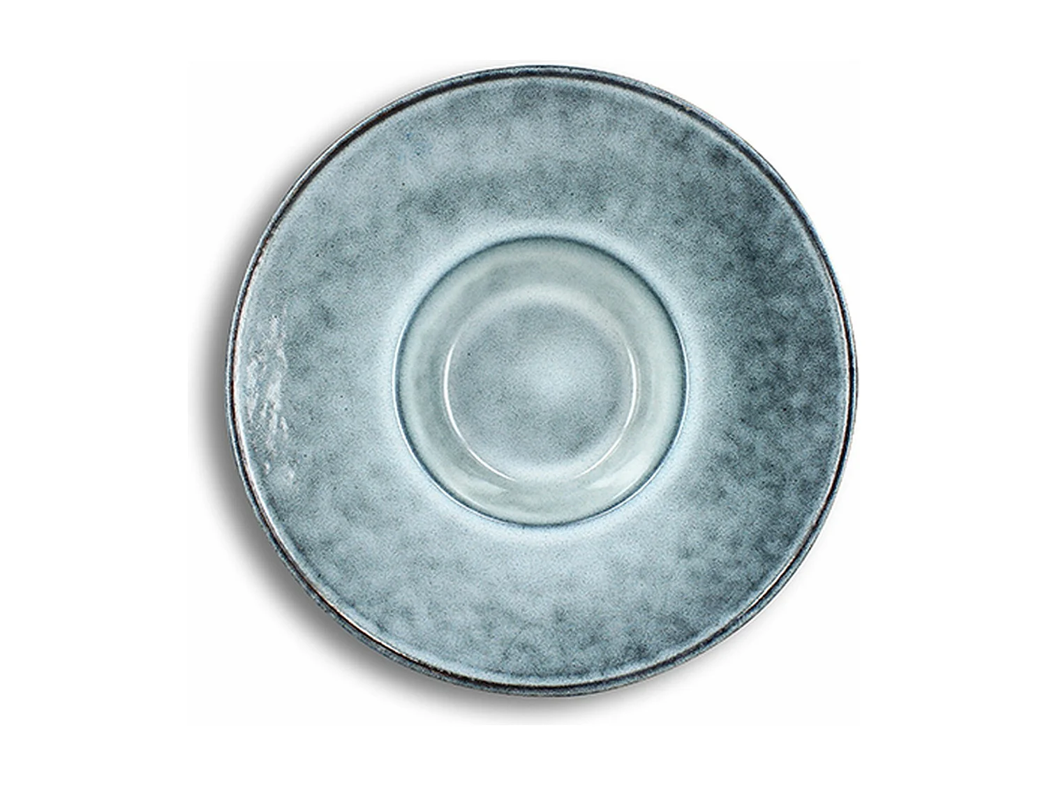 Ogo Living - Lot 4 Assiettes Gourmet Aronal 27cm En Gres Bleu