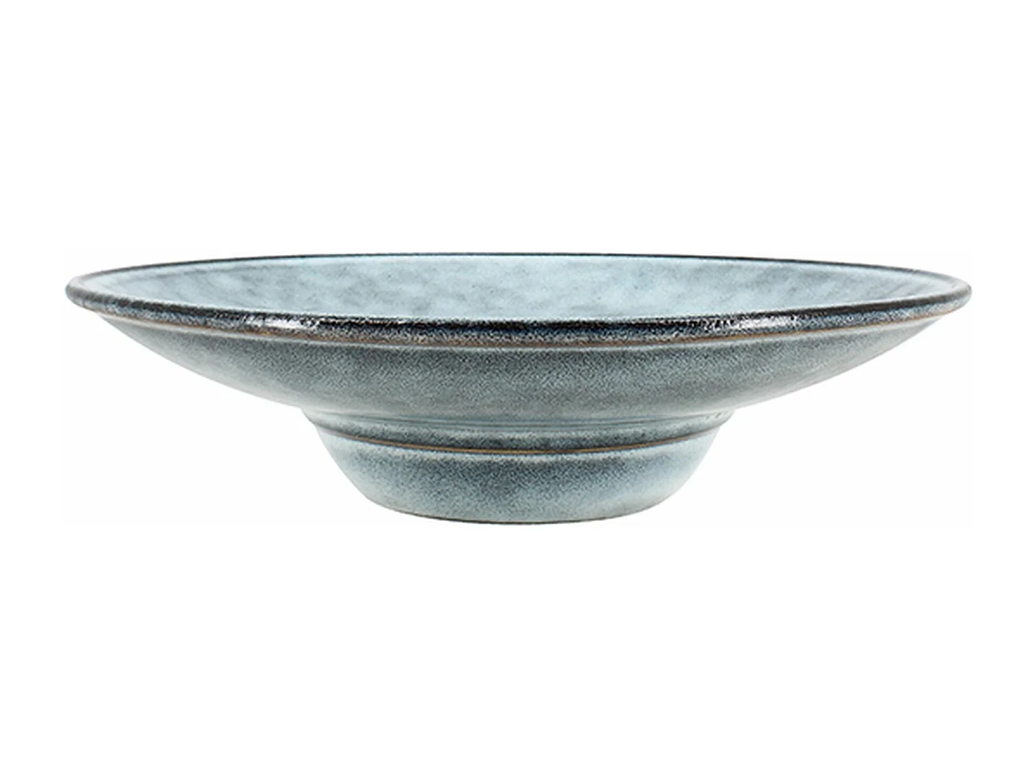 Ogo Living - Lot 4 Assiettes Gourmet Aronal 27cm En Gres Bleu