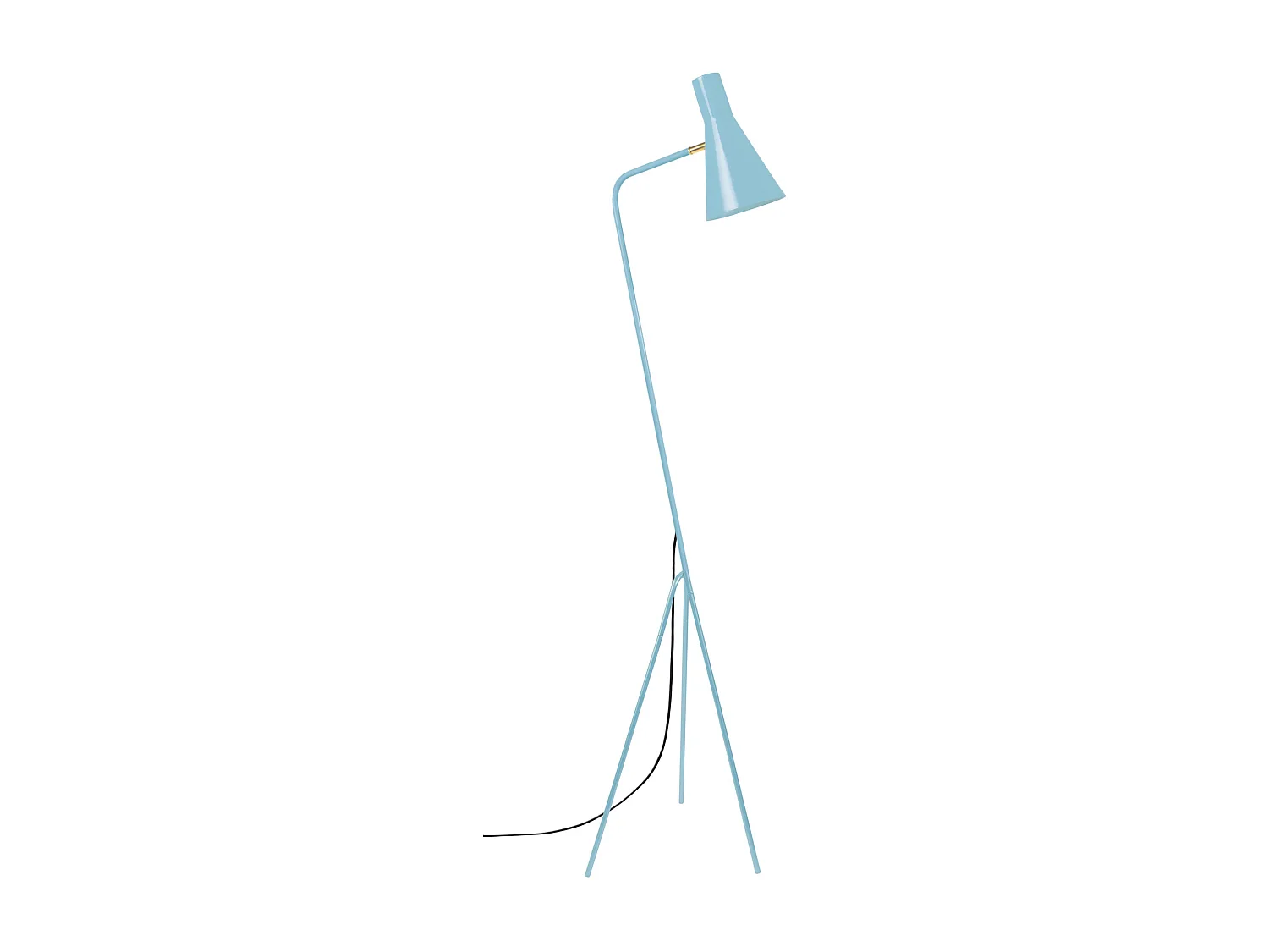 Lampadaire de Bureau TOSEL ,métal,Bleu,H160xD40xP40cm