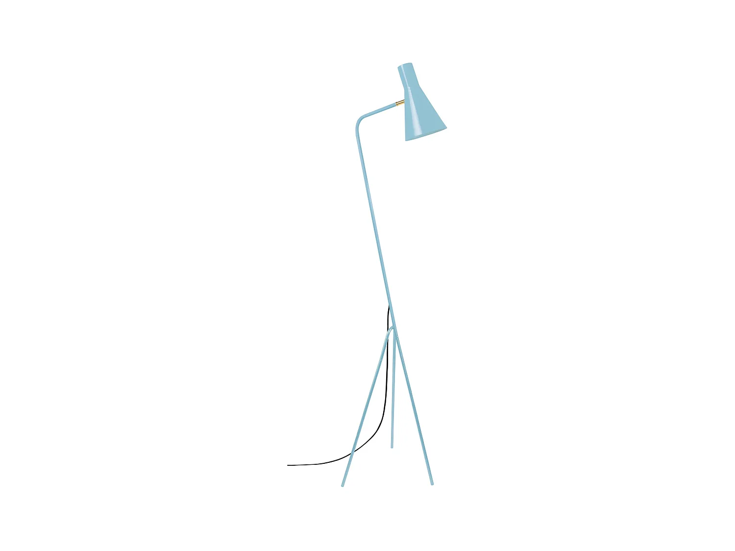 Lampadaire de Bureau TOSEL ,métal,Bleu,H160xD40xP40cm
