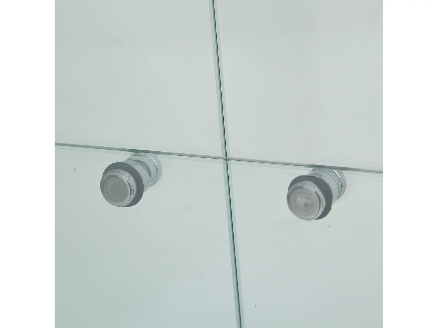 Vitrine en verre LED 4 étagères, 80.49x36.49x163.9cm, étagère en verre avec 2 portes, virtine sur pied, noir
