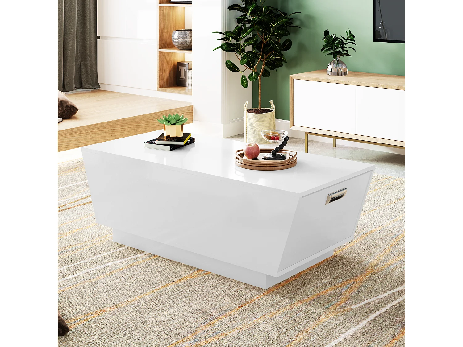 LOCATION Plateau rectangulaire avec éclairage LED