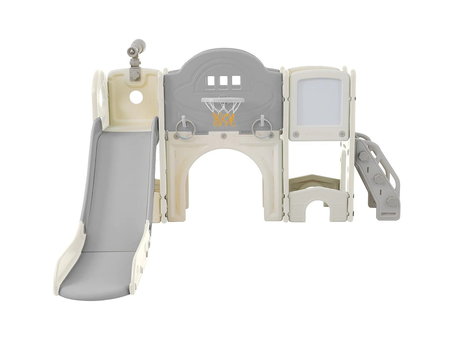 Giocattolo da arrampicata per bambini 10 in 1 con scivolo, indipendente, gioco di arrampicata e perforazione, verde