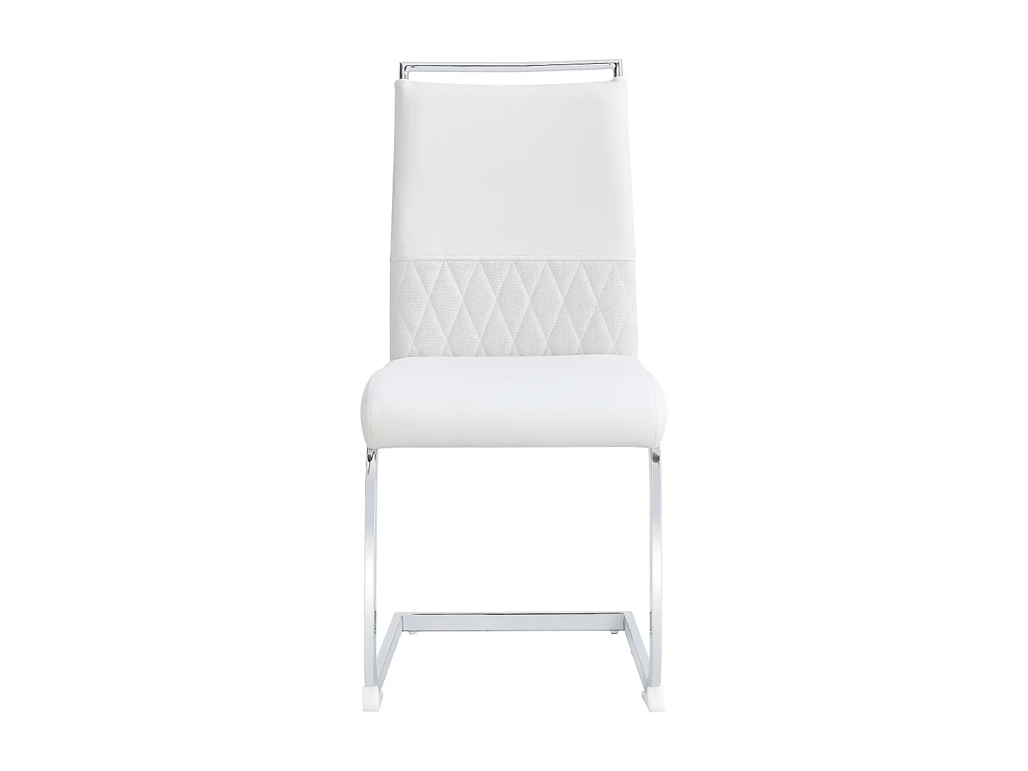 Chaise de salle à manger moderne lot de 4 - cuisine, chaise de bureau - blanc