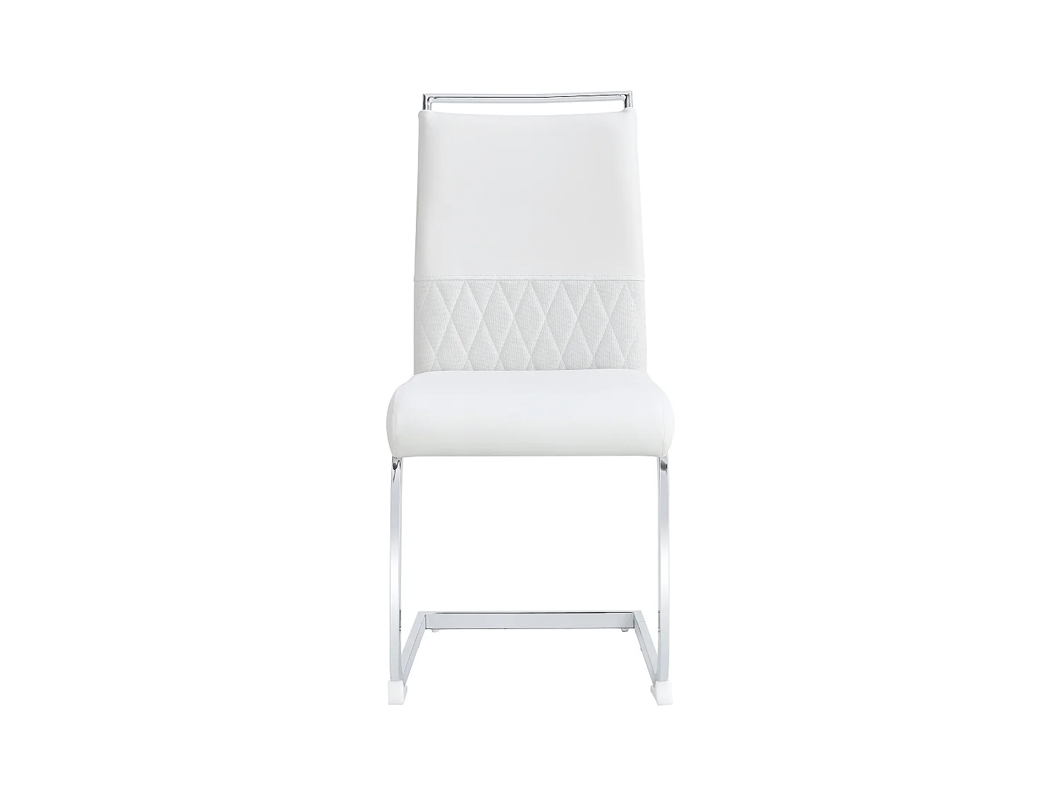 Chaise de salle à manger moderne lot de 2 - cuisine, chaise de bureau - blanc