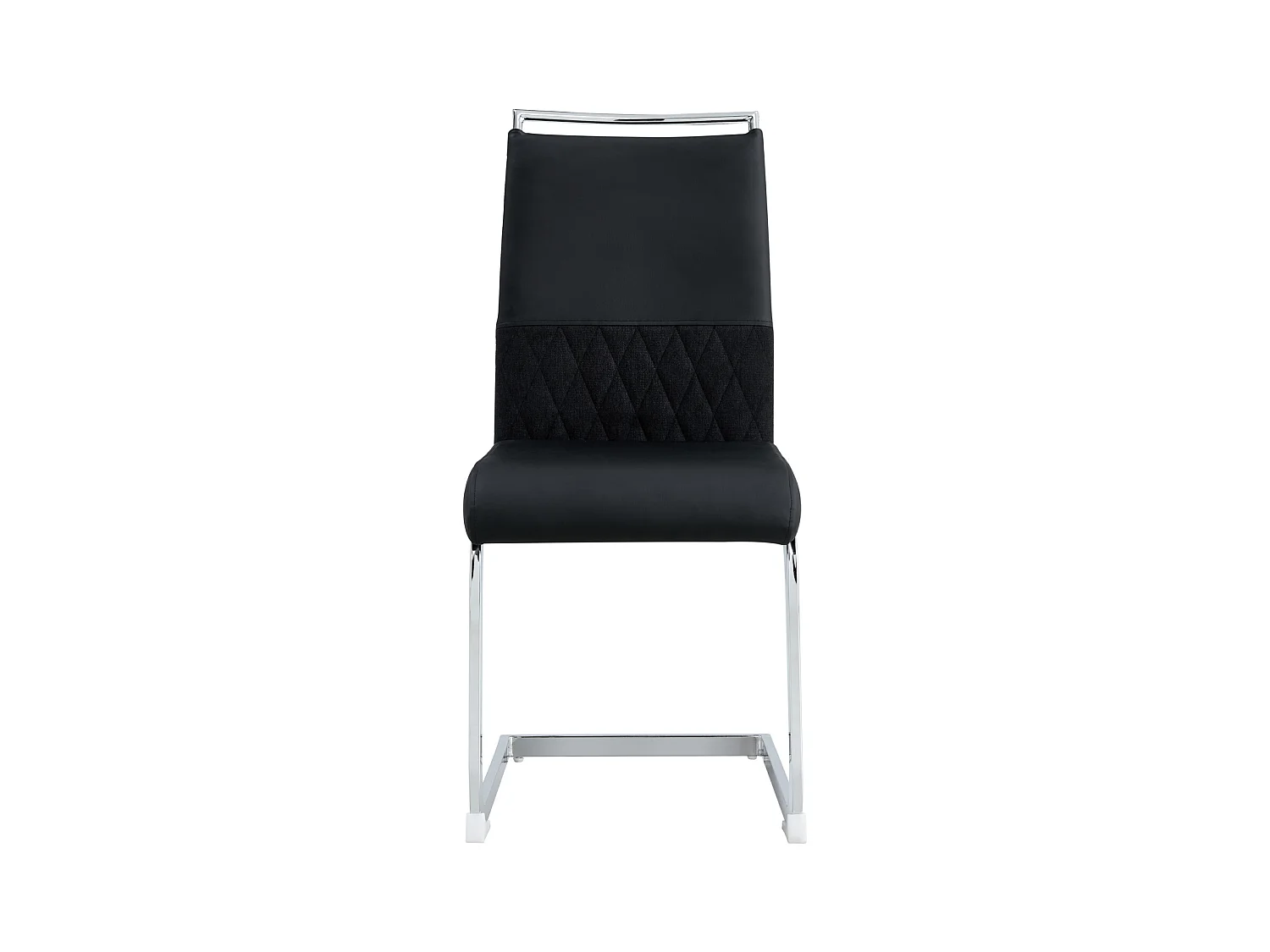 Chaise de salle à manger moderne lot de 4 - cuisine, chaise de bureau - noir