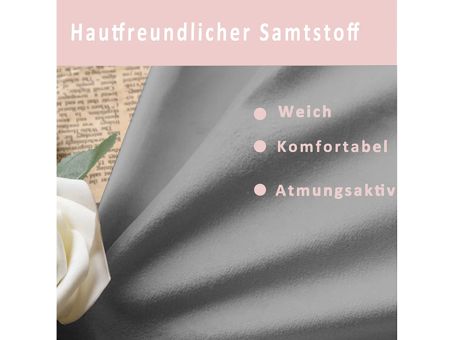 Cama individual de 90x200cm, cama infantil con somier de láminas y cabecero y piecero en forma de nube, cama de terciopelo gris