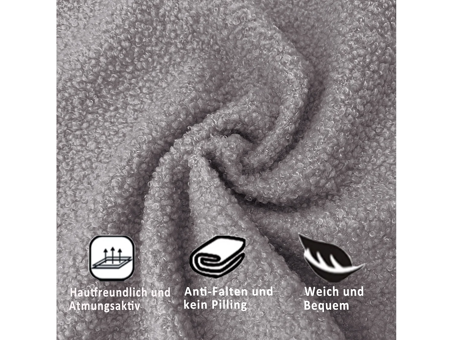 Kinderbed 90x200cm - Teddy stoffen gestoffeerd bed met onderstel, rugleuning en armleuningen, grijze slaapbank