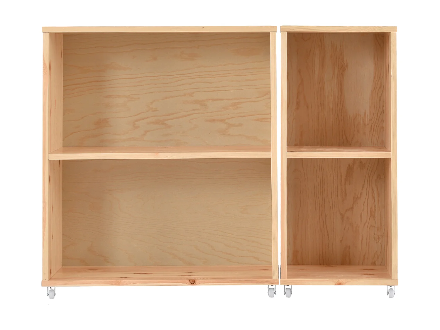 Hoogslaper 90x200cm, met verplaatsbare kledingkast, trap, massief hout, anti-val, grenen + MDF, naturel + wit