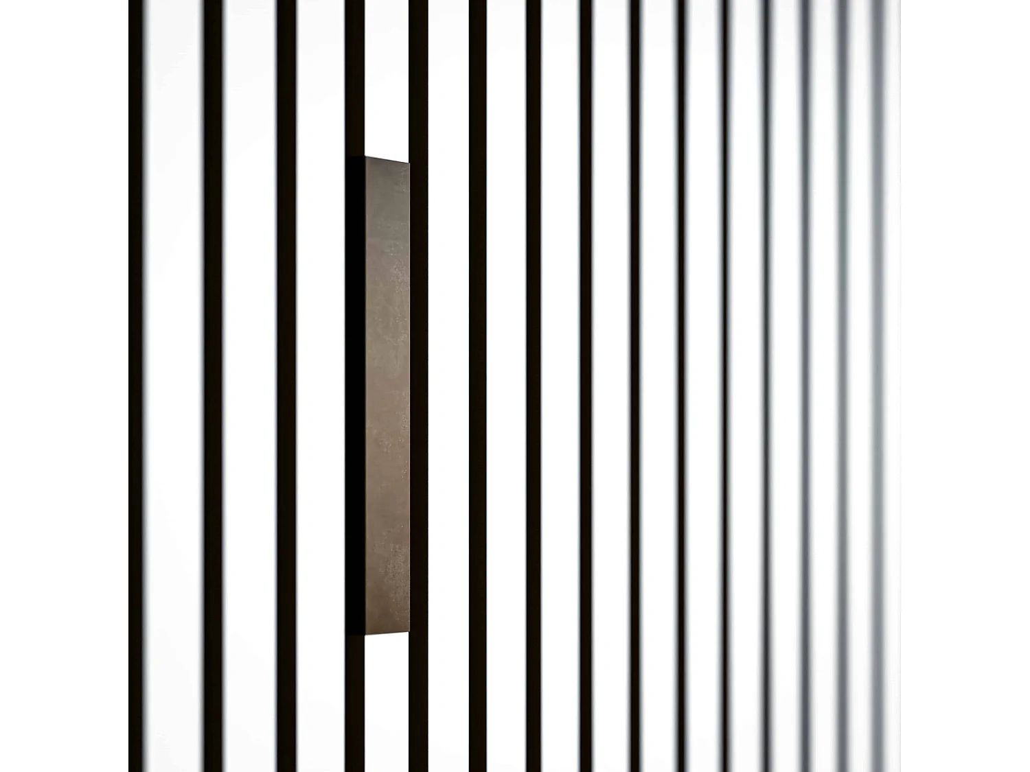 Profilé U Décoratif pour Panneau Tasseau Bois - Gris Foncé - 20 cm