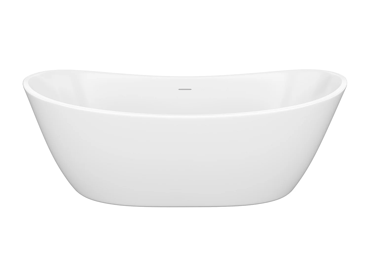 Bañera de esquina blanca - 225 L - Acrílico - 160 x 78 x 58 cm - Esquina izquierda - RIVASO