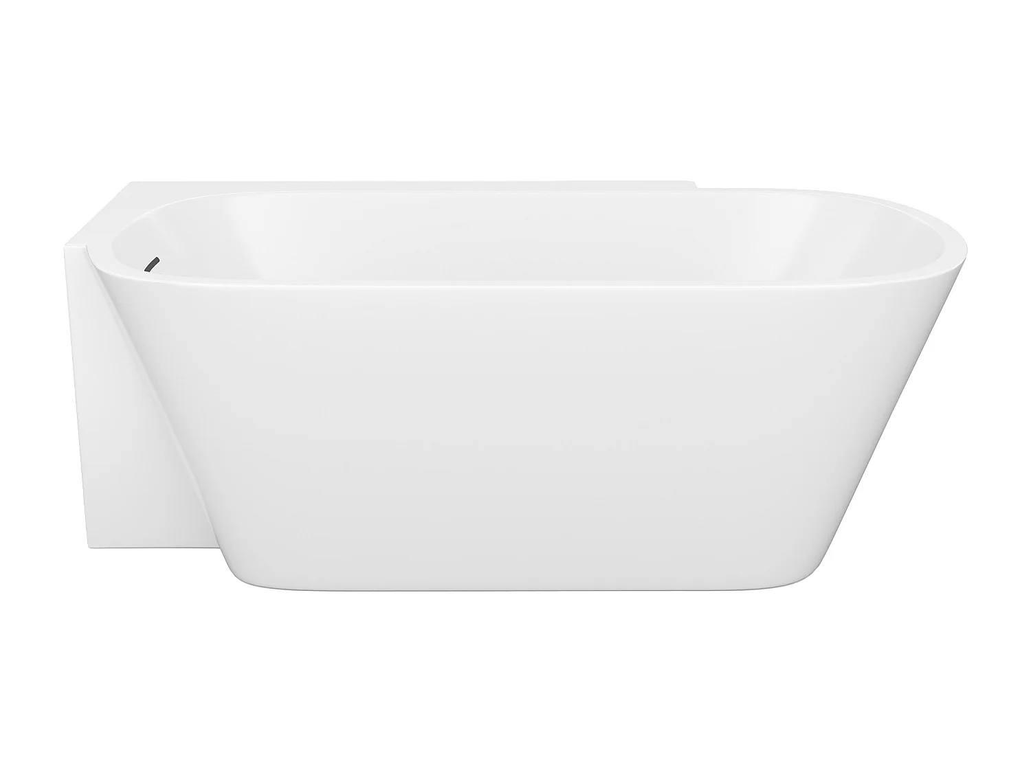 Bañera exenta blanca - 250 L - Acrílico - 170 x 76 x 58 cm - YAMISA