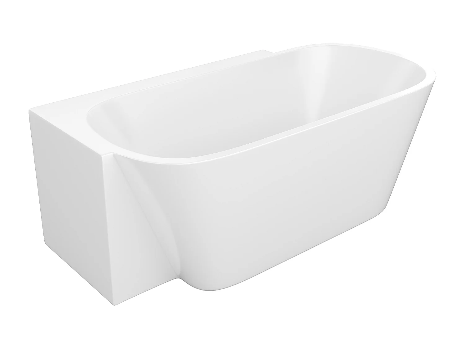Bañera exenta blanca - 250 L - Acrílico - 170 x 76 x 58 cm - YAMISA
