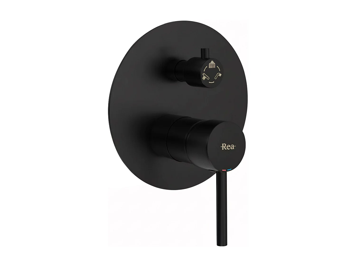 Colonne De Douche-Baignoire Encastrée Rea Lungo Black