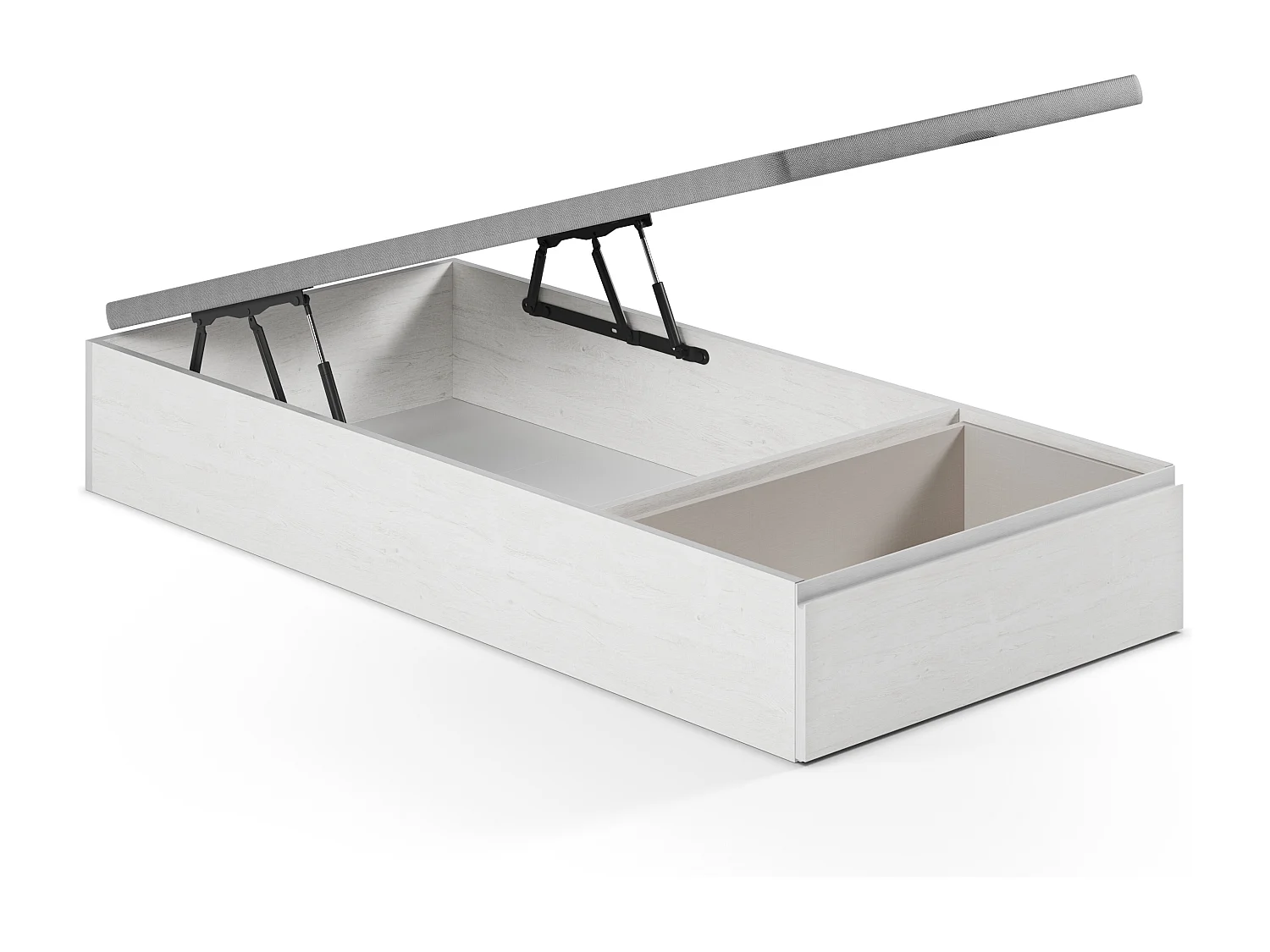 Sommier coffre avec tiroir 90 x 200 cm - Blanc - HESTIA de YSMÉE