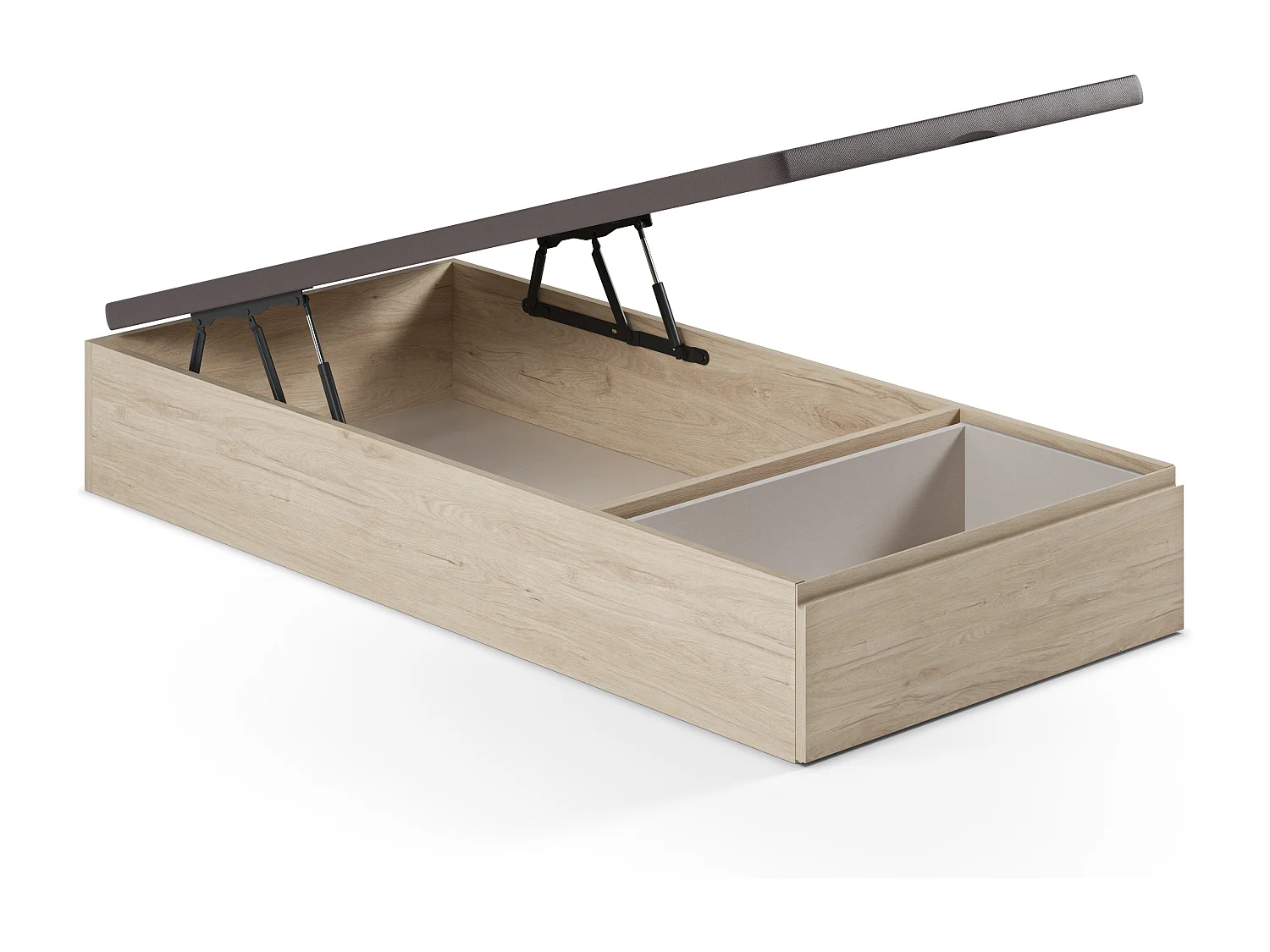 Sommier coffre avec tiroir 90 x 200 cm - Naturel clair - HESTIA de YSMÉE