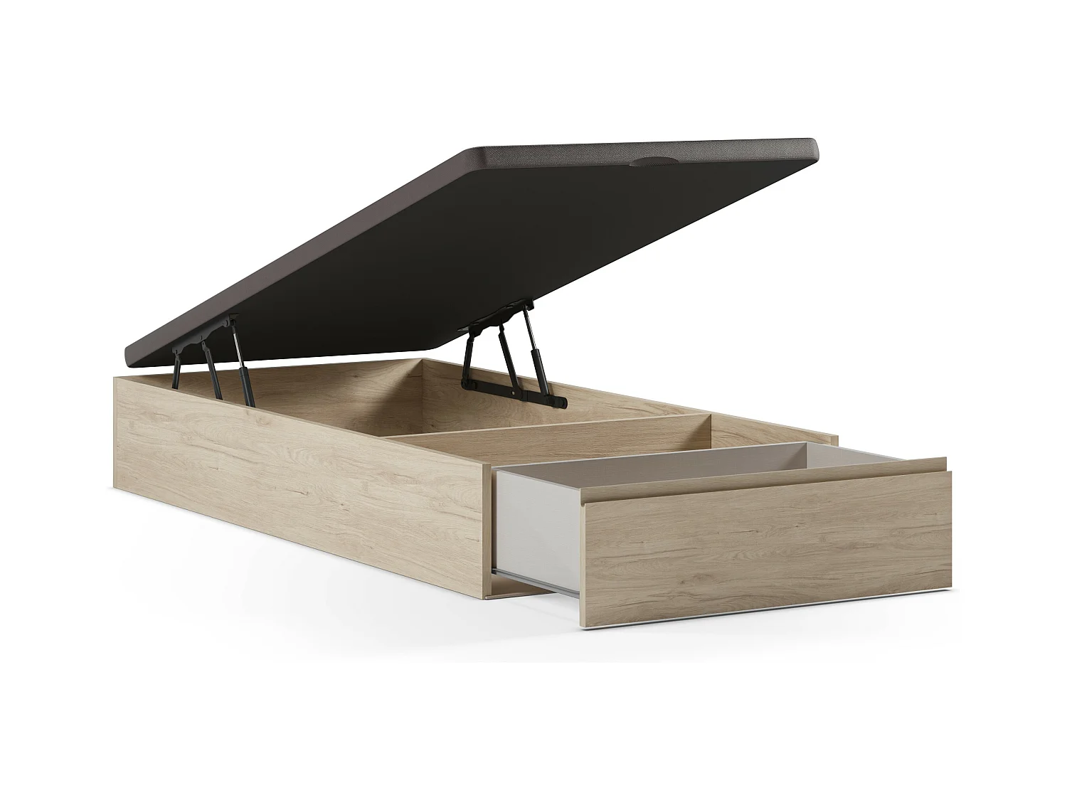 Canapé cama con cajón 90 x 200 cm - Natural claro - HESTIA de YSMÉE