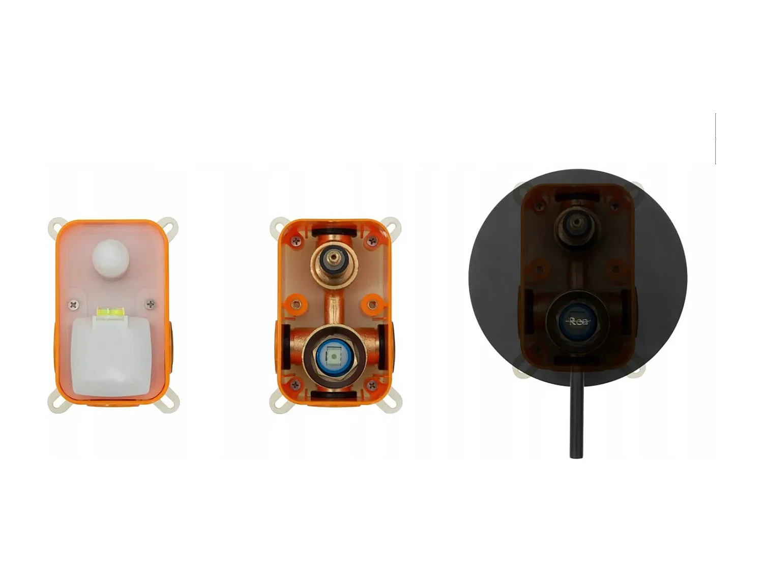 Grifo De Bañera Emportado Oculto Rea Lungo Black + Box