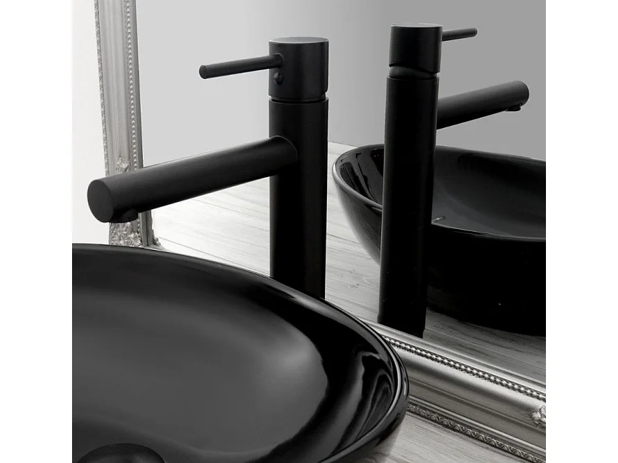 Rubinetto Da Lavabo Rea Tess High Black