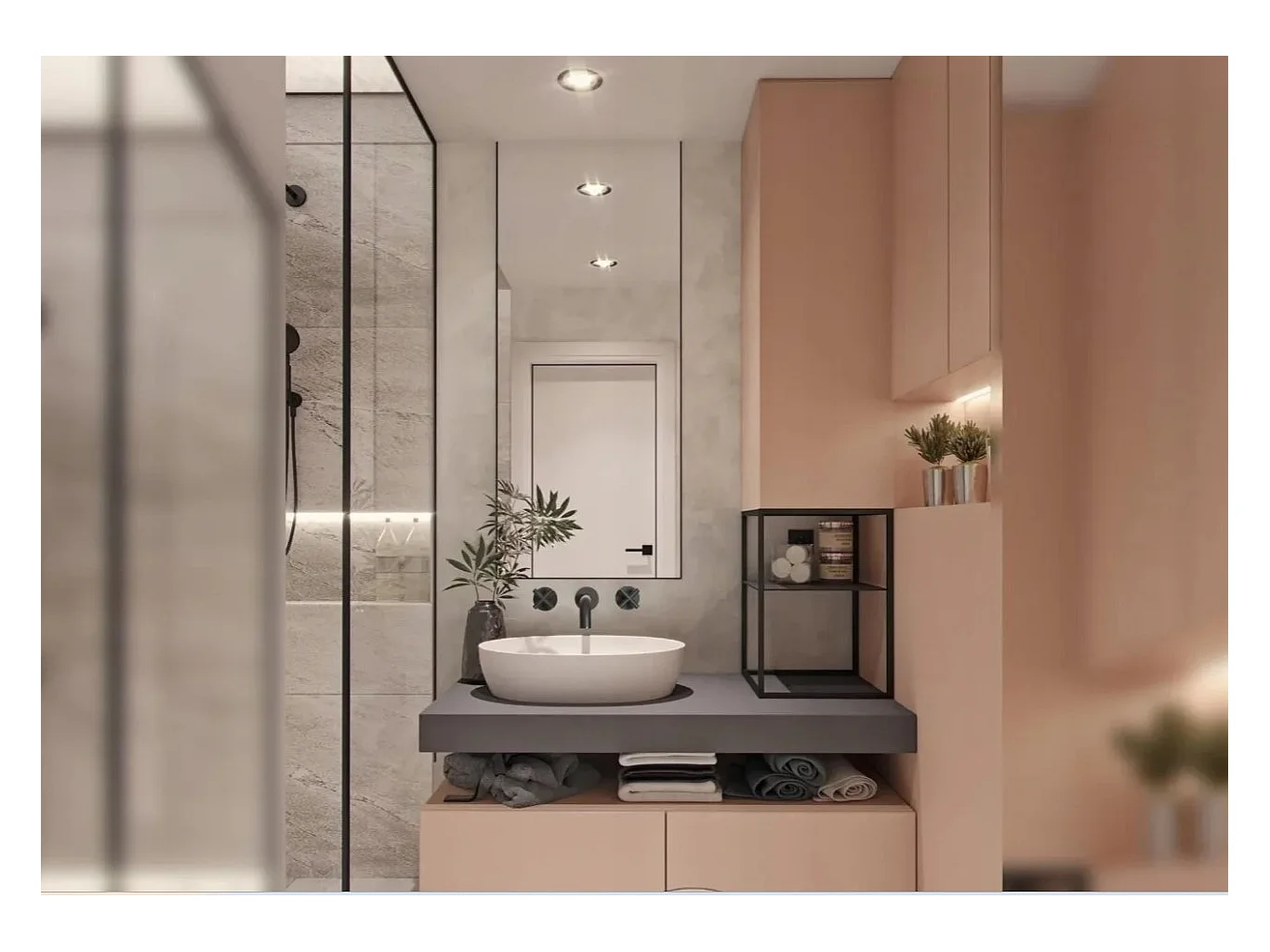 Robinet Mural Rea Exit Black + Box