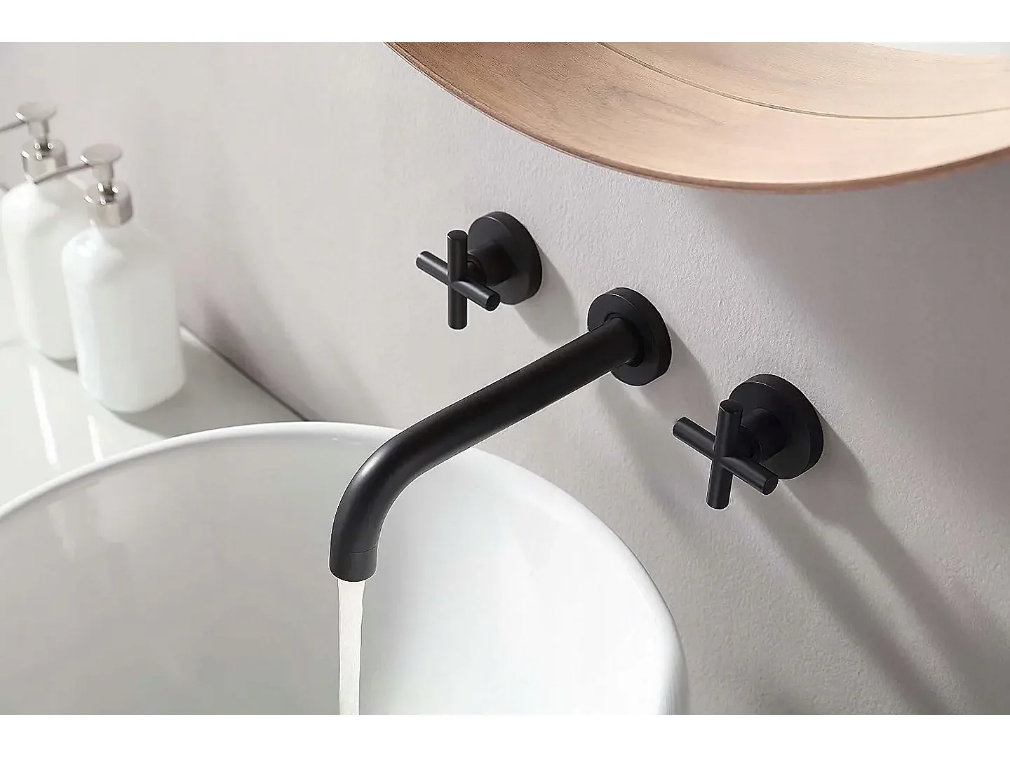 Robinet Mural Rea Exit Black + Box