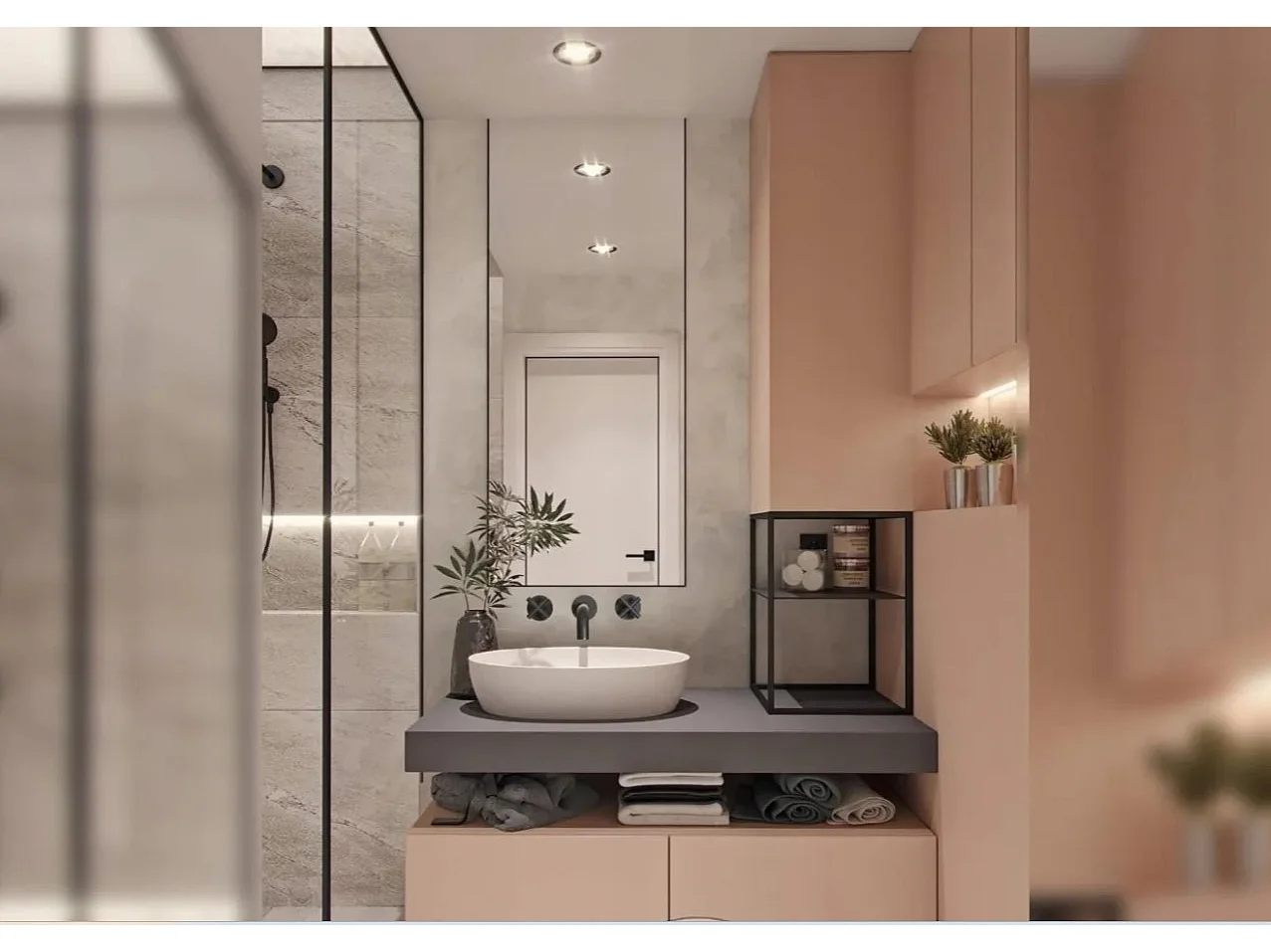 Robinet Mural Rea Exit Black + Box