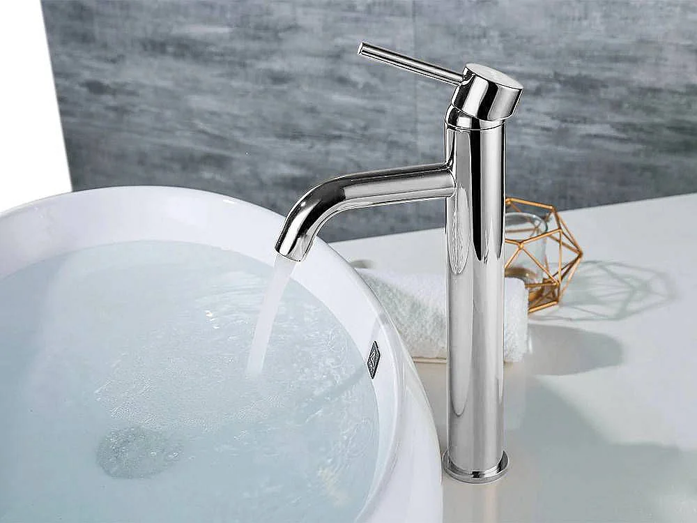 Robinet De Lavabo Rea Lungo High Chrome