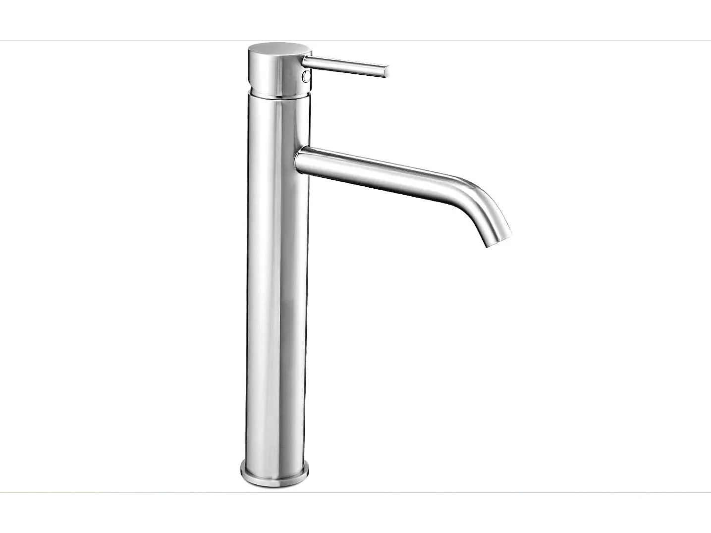 Torneira Para Lavatório Rea Lungo High Chrome