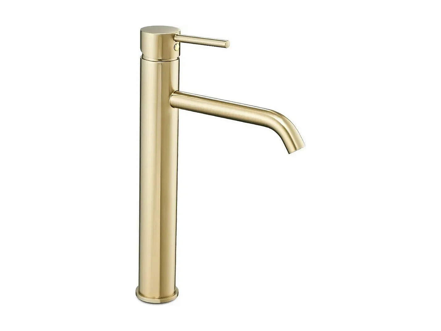 Robinet de lavabo Rea Lungo L. Gold avec aérateur de tête en céramique