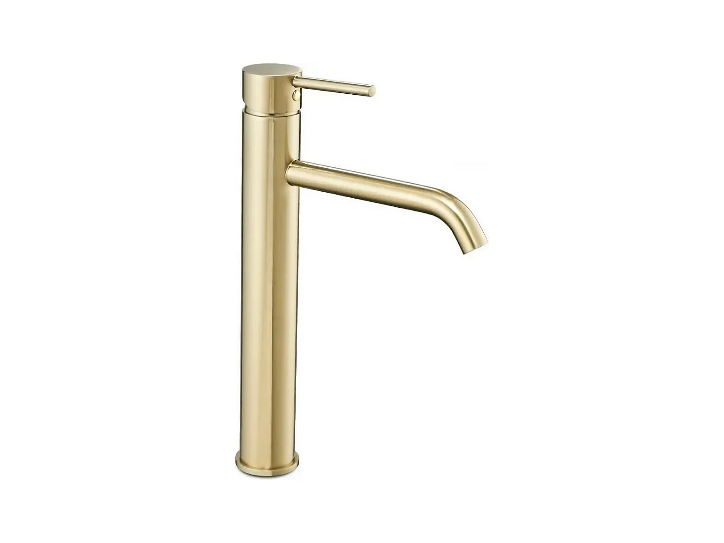 Robinet de lavabo Rea Lungo L. Gold avec aérateur de tête en céramique