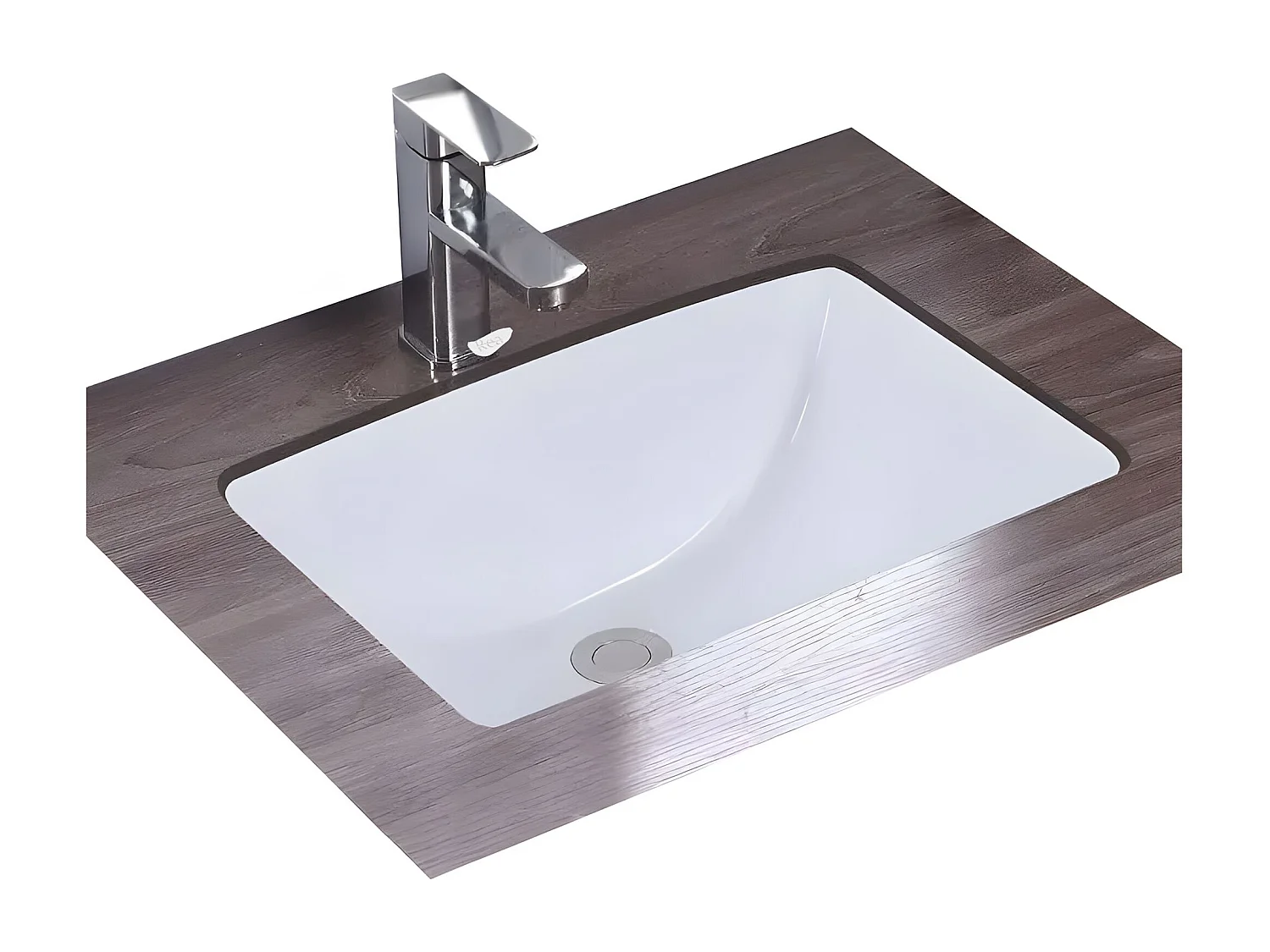 Vasque À Encastrer Rea Adela White